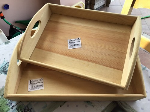 Set due vassoi decorare - due,