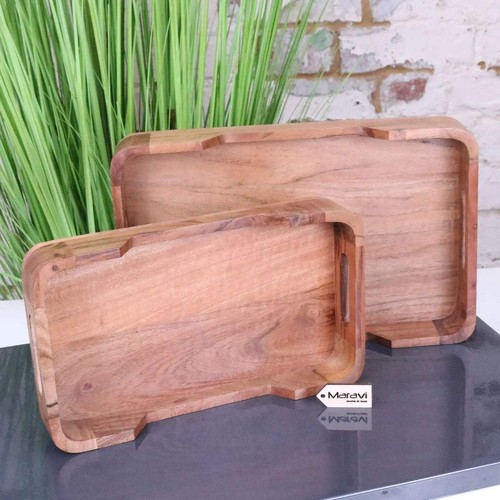 Set vassoio legno saketa - vassoio,