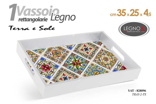 Vassoio portata legno - vassoio,