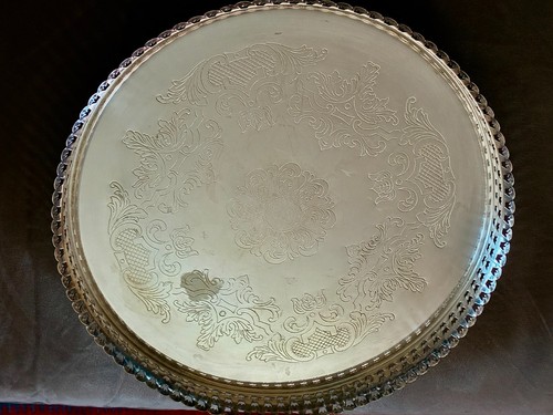 Vassoio silverplate con - in,