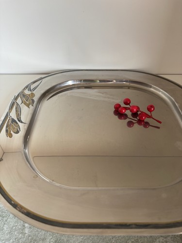 Vassoio vintage acciaio inox