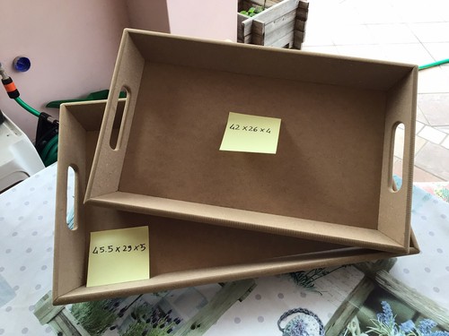 Set due vassoi - , decorare